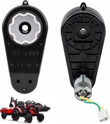 Motor med gearkasse 24 V (RS550, 12.000 omdr./min) til elektrisk køretøj SX2068 - 1 stk.
