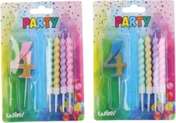 Festslys nr. 4 med 4 lys