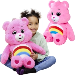 Plysbamse CARE BEARS Cheer Bear lyserød 60 cm