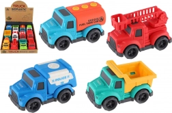 eco plast lastbiler 10 cm med fri kørsel, mix af typer, boks 12 stk.