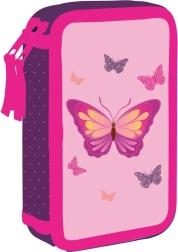 Skoleskrin i to etager OXYBAG Sommerfugl