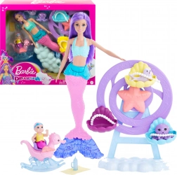 Barbie havfrue med baby – pleje af havets unge