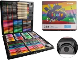 Malesæt og tegnesæt i kuffert 288 stk