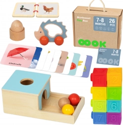 Montessori kasse XXL Tooky Toy til b8rn 7-8 m05neder
