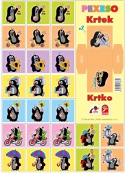 Pexeso Alfabet – papirkvadratspil med 20 billed-tripleter