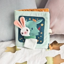 Tekstilbog med aktiviteter Lilliputiens drage Joe og hans krammeklut