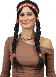 indianerparyk Ribana med fletninger til voksne