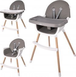 Høj stol BITEO grå