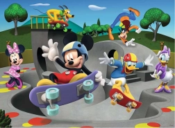Puslespil Mickey & Minnie: I skateparken XXL 100 brikker