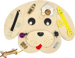 træ-manipulationsplade hund 49 × 37 cm