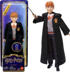 Ron Weasley-dukke i troldmandskostume med tryllestav