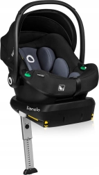 Lionelo autostol med base Astrid i‑Size 40–87 cm – Black