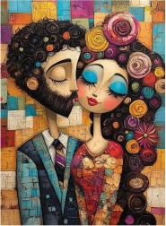 Puslespil Uskyldig kærlighed 1000 brikker ANATOLIAN