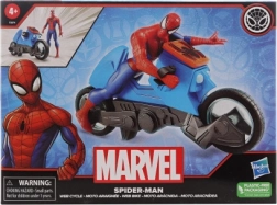 Marvel Spider‑Man: motorcykel med actionfigur