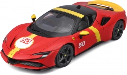 Bburago model 1:18 Ferrari SF90 Stradale Assetto Fiorano – rød