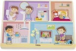 Trælyd-puslespil – aktiviteter