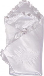 Satinsvøb med blonde New Baby