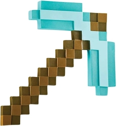 Diamant-hakke MINECRAFT 41 cm – kostumetilbehør DISGUISE