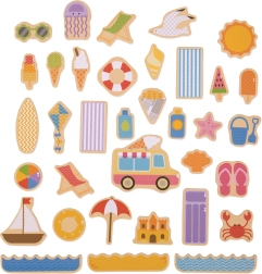 Bigjigs Toys magneter ferie ved havet