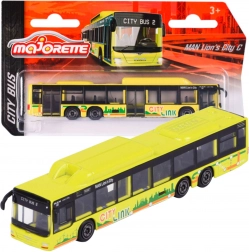 Bybus MAN Lion's City C gul – Majorette-model