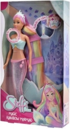 Dukke Steffi Havfrue med Magisk Lysende Hale