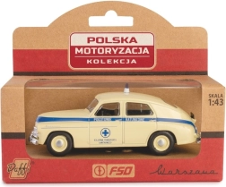 Kørende model PRL Warszawa ambulance 1:43