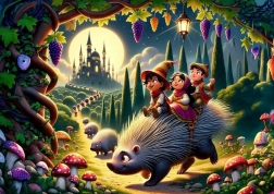 Puslespil Pindsvin og venner 200 brikker