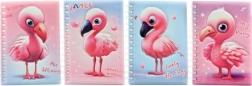 Notesbog med flamingo