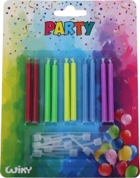 Lys med Farvet Flamme