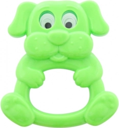 rangle hund med bevægelige øjne 11 cm