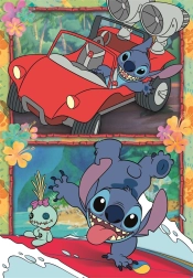Puslespil CLEMENTONI 104 brikker DISNEY STITCH