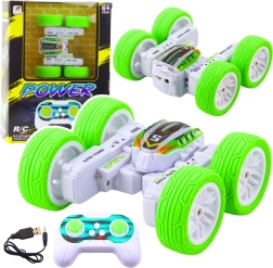 Stunt RC-bil 360° 1:32 grøn