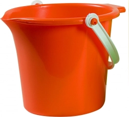 Androni spand med hældetud – diameter 18 cm – Rød