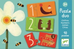 Duo puslespil Numre DJECO