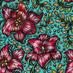 Firkantet puslespil CURIOSI Q Gold – mønster III, 72 brikker