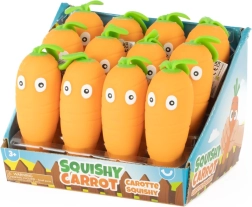 Klemmende og strækbar gulerod – antistress-legetøj