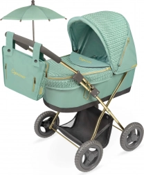 Sammenklappelig dukkevogn med parasol og taske Capriccio 60 cm