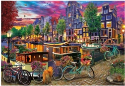 Educa Puzzle Cykler i Amsterdam 6000 brikker