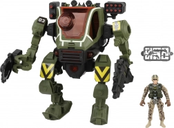 Kamp-mecha-robot med effekter 26 cm