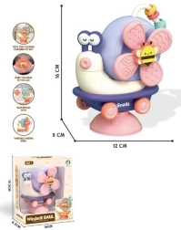 Interaktiv snegl til læring med vindmølle for børn 0+