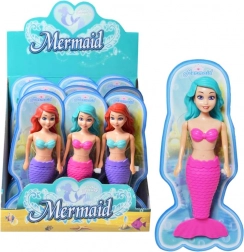 havfruedukke med bevægelig finne 18 cm