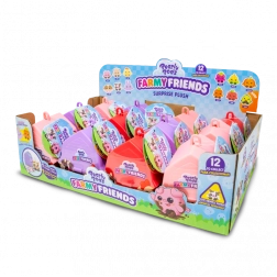 Pearly Pods venner fra gården – samleroverraskelse plysdyr i mini-lade