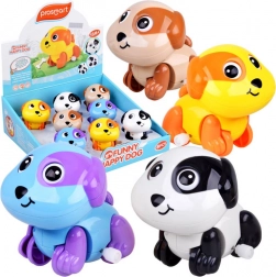 Optræks-hund – bevægelig hale og øjne, gående legetøj til børn