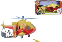Wallaby II-helikopter Brandmand Sam med figur og lys- og lydeffekter