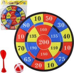 Målskive med velcro og pointvurdering