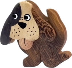 Træmagnet hund – stor dekorativ magnet 2Kids Toys