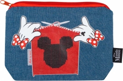 Denim-etui med MINNIE-motiv