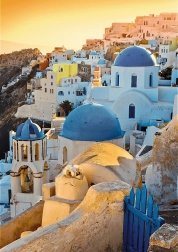 Puslespil TREFL Premium Plus Photo Odyssey: Oia, Santorini 1000 brikker