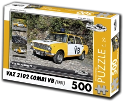 Puslespil Retro-biler VAZ 2102 Combi VB 500 brikker