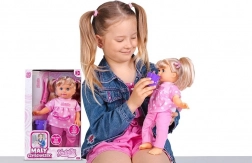 Dukke NATALIA Renlig talende 33 cm